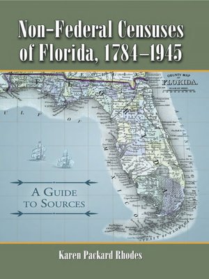 cover image of Non-Federal Censuses of Florida, 1784-1945